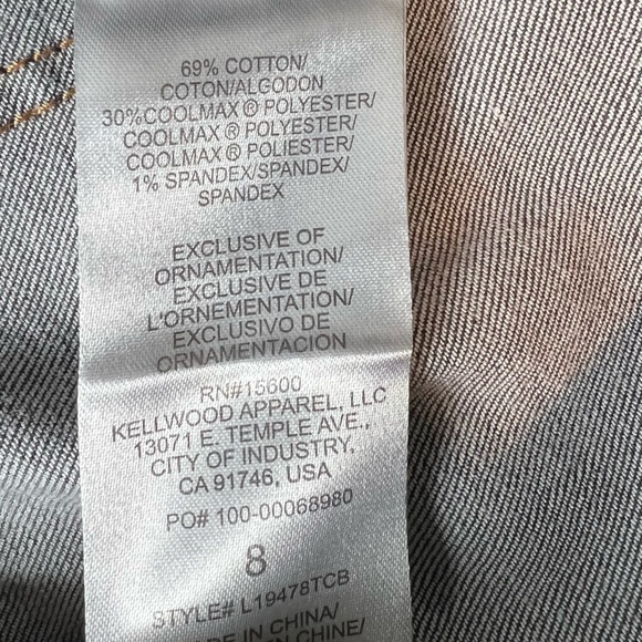 Wit & Wisdom Grey Premium Authentic High Rise Jegging - Picture 12 of 14